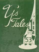 York Community High School 1953 yearbook cover photo