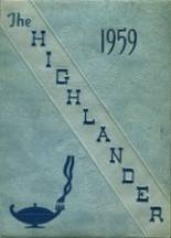 Central High School 1959 yearbook cover photo