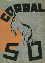 Coolidge High School 1950 yearbook cover photo