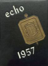 Long Beach High School 1957 yearbook cover photo