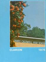 James Caldwell High School 1975 yearbook cover photo
