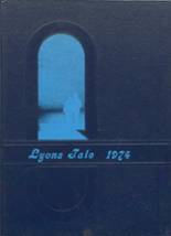 Lyons High School 1974 yearbook cover photo