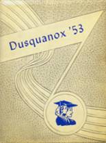Duanesburg Central High School 1953 yearbook cover photo