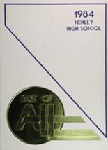 Henley High School 1984 yearbook cover photo