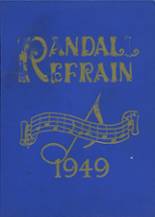 Randall High School 1949 yearbook cover photo