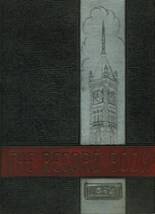 Durfee High School 1954 yearbook cover photo