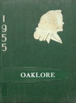 Oaktown High School 1955 yearbook cover photo