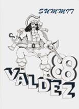 Valdez High School 1988 yearbook cover photo