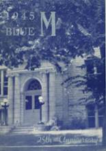 Manhattan High School 1945 yearbook cover photo
