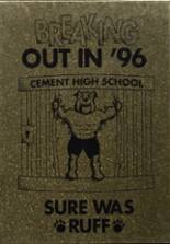 Cement High School 1996 yearbook cover photo