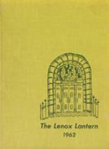Lenox High School 1962 yearbook cover photo