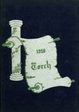 W.W. Samuell High School 1958 yearbook cover photo