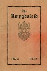 Houghton High School 1935 yearbook cover photo