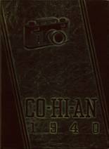 Cortland High School 1940 yearbook cover photo