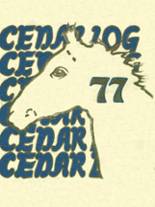 Cedar Cliff High School 1977 yearbook cover photo