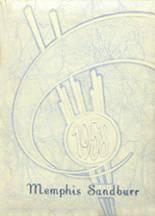 Memphis High School 1958 yearbook cover photo