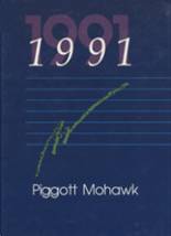 Piggott High School 1991 yearbook cover photo
