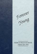 Pierce High School 1992 yearbook cover photo