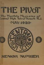 1920 Central High School Yearbook from Newark, New Jersey cover image