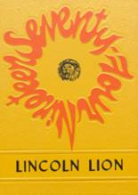 Lincoln County High School 1974 yearbook cover photo