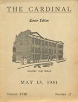 Mayfield High School 1951 yearbook cover photo