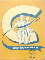 Cyprus High School 1956 yearbook cover photo