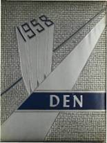 Daingerfield High School 1958 yearbook cover photo