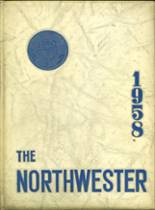 Northwest Area High School 1958 yearbook cover photo