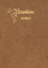 1920 Florence High School Yearbook from Florence, South Carolina cover image