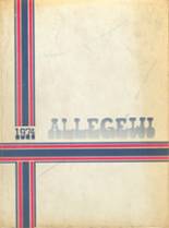 Allegany High School 1974 yearbook cover photo
