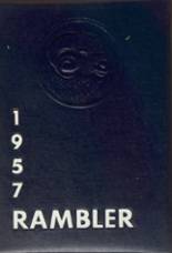 Kennebunk High School 1957 yearbook cover photo