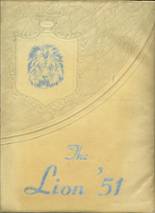 Roxton High School 1951 yearbook cover photo