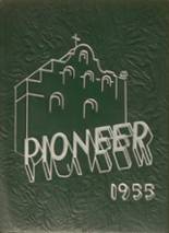 San Gabriel Mission High School 1955 yearbook cover photo