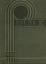 Plymouth High School 1936 yearbook cover photo