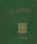 St. Edward High School 1958 yearbook cover photo