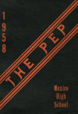 Mexico High School 1958 yearbook cover photo