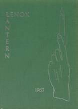 1963 Lenox High School Yearbook from New york, New York cover image