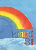 Kimberly High School 1981 yearbook cover photo