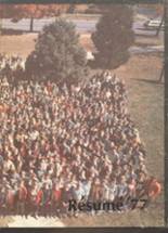 Central High School 1977 yearbook cover photo