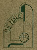 Holy Name High School 1945 yearbook cover photo