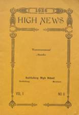 1925 Smithsburg High School Yearbook from Smithsburg, Maryland cover image