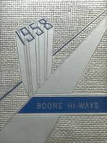 Boone County High School 1958 yearbook cover photo
