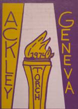 Ackley-Geneva High School 1974 yearbook cover photo