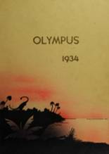Olympia High School-W.W. Miller High School 1934 yearbook cover photo