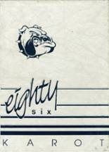 Gunnison High School 1986 yearbook cover photo