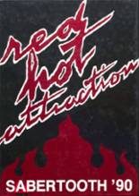 Blountstown High School 1990 yearbook cover photo