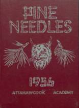 1956 Mattanawcook Academy Yearbook from Lincoln, Maine cover image