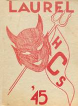 Coquille High School 1945 yearbook cover photo