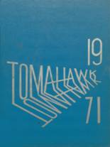 1971 Indian Creek High School Yearbook from Trafalgar, Indiana cover image