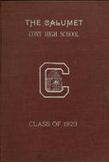1923 Cony High School Yearbook from Augusta, Maine cover image